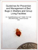 Bed Bugs in Schools – Prevention  The ABCs of School and Childcare Pest  Management